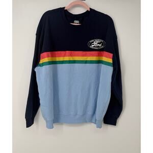 Ford Fleece Lined Color block Pullover Womens Size XXL